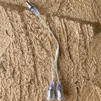 1-to-2 Splitter with male/female DC Connectors Wire splitter, DC connector