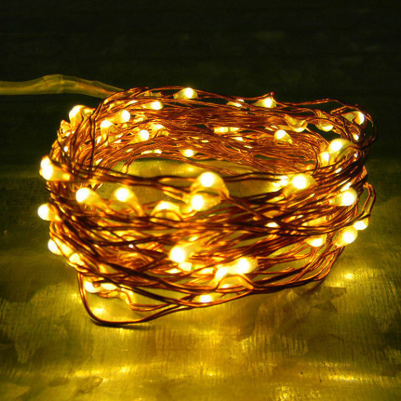 200 Warm White LEDs on Copper or Silver Wire