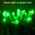 Green LEDs on Green Wire