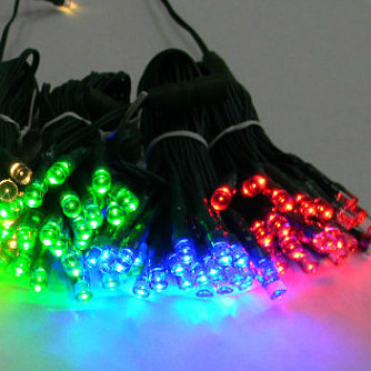 Red, Green, or Blue LEDs on Green Wire