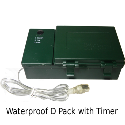 4.5V Waterproof 3 D-Cell Battery Pack